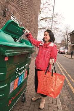 Today's launch represents the first time RecycleBank has been rolled out for flats' residents